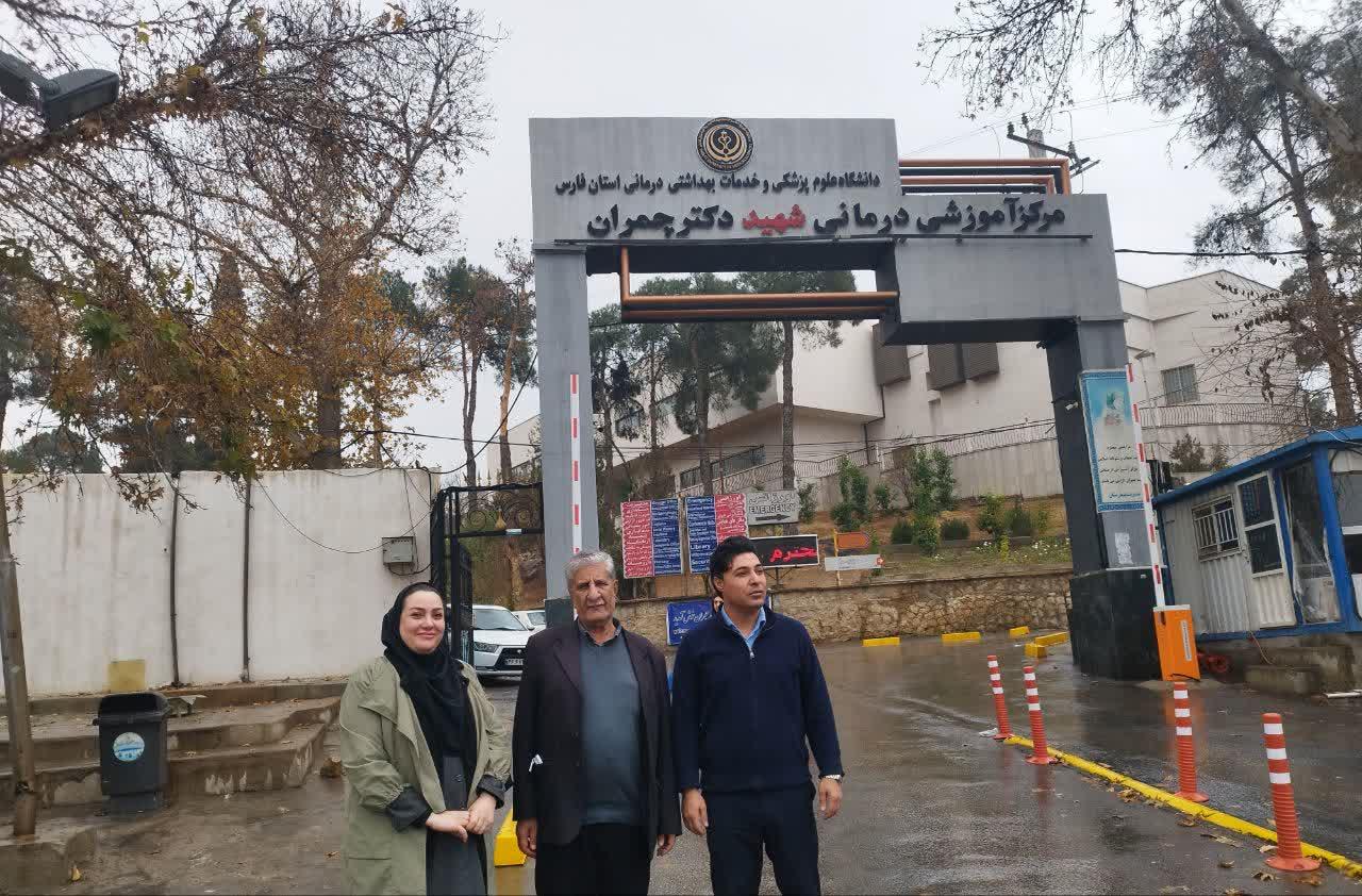 بازدید میدانی مدیر صندوق بازنشستگی استان فارس از بخش vip بیمارستان‌های استان